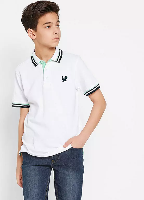 bonprix Piped Polo Shirt