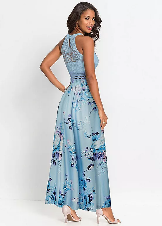 Bonprix Posy Print Maxi Dress