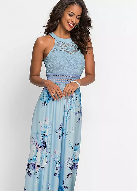 Bonprix Posy Print Maxi Dress