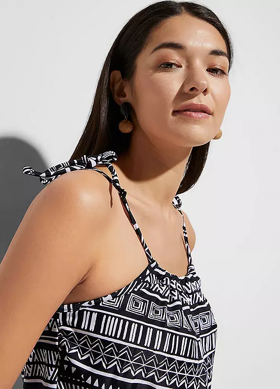 Bonprix Printed Swim Playsuit