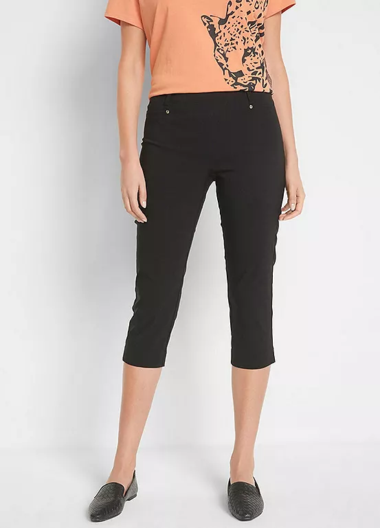 bonprix Pull On Capri Pants