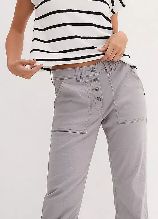 Bonprix Regular Fit Cropped Trousers