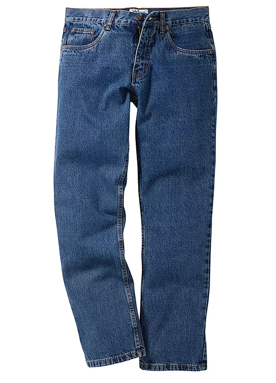 Bonprix Regular Fit Straight Leg Jeans