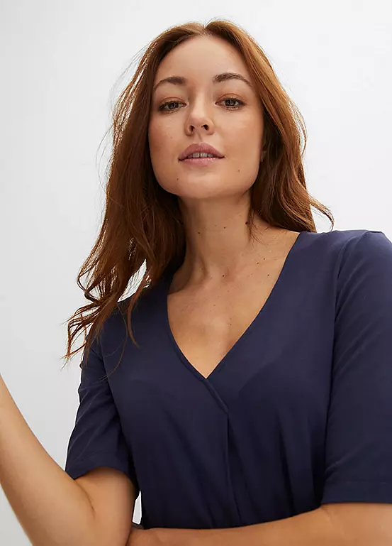 Bonprix Short Sleeve Pleated T-Shirt