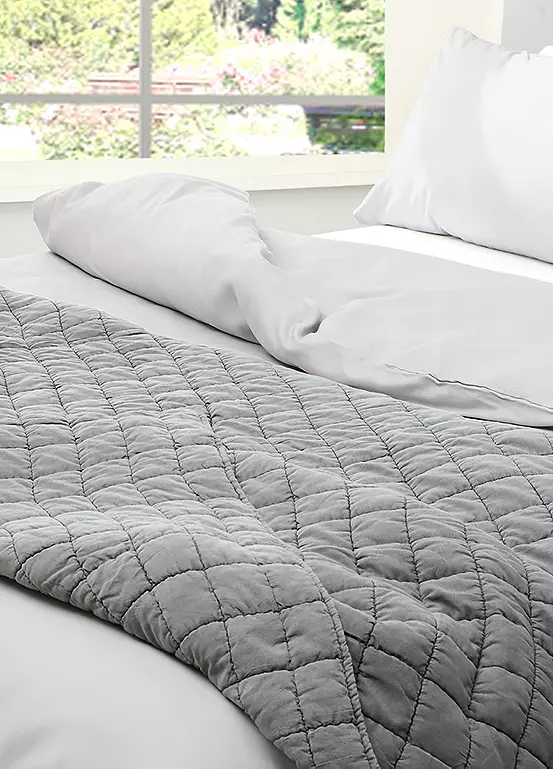 bonprix Sleepdown Quilted Waffle Bedspread