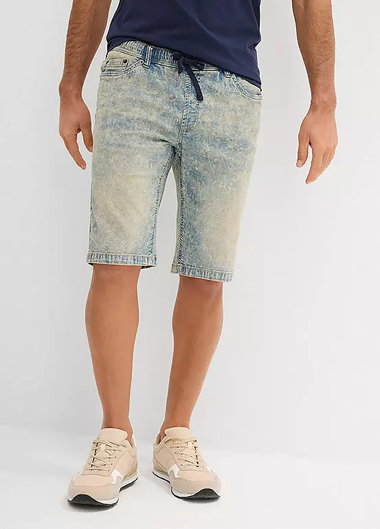 bonprix Slim Fit Denim Shorts