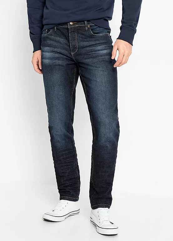 bonprix Slim Fit Tapered Stretch Jeans