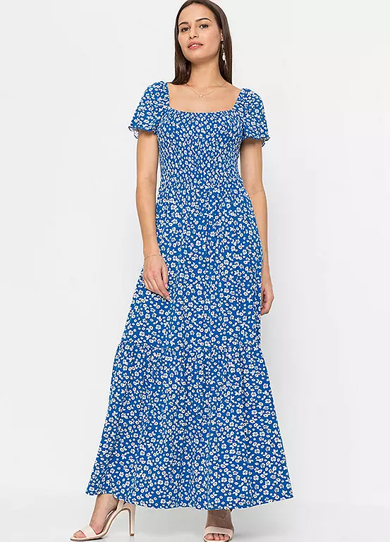 Bonprix Smocked Maxi Dress