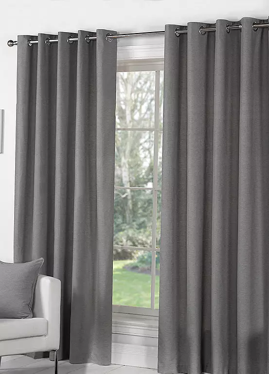 Bonprix Sorbonne Pair Of Eyelet Lined Curtains