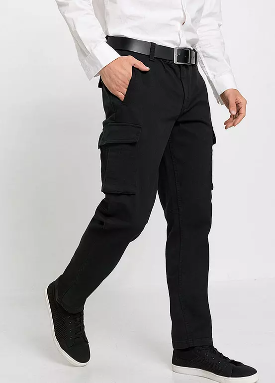 bonprix Straight Cut Cargo Pants