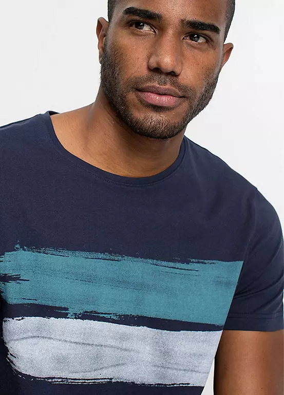 Bonprix Striped Cotton T-Shirt