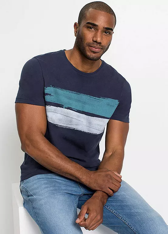 bonprix Striped Cotton T-Shirt