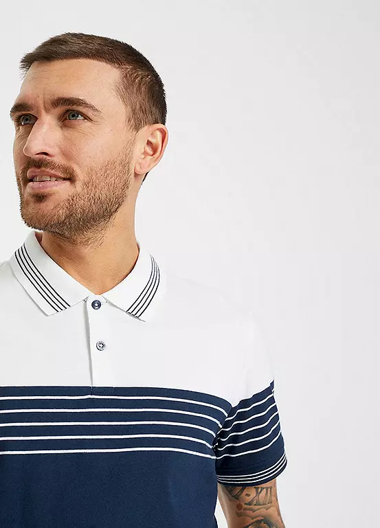 Bonprix Striped Polo T-Shirt