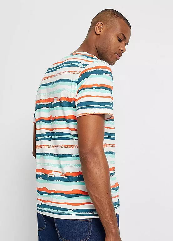 Bonprix Striped Short Sleeve T-Shirt