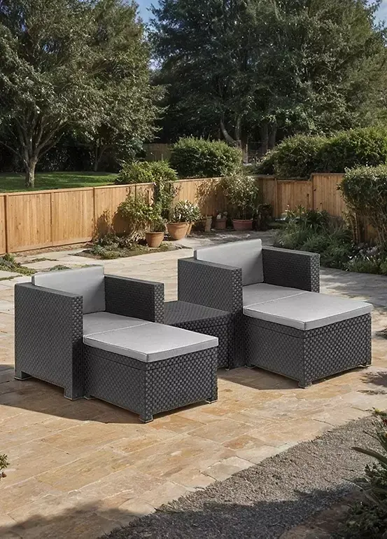 bonprix Suntime Sira Grafito 5 Piece Lounge Set