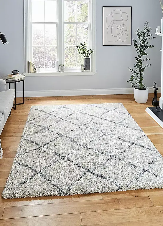 Bonprix Think Rugs Scandi Berber Shaggy Rug