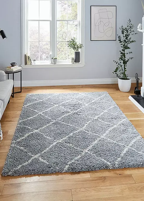 Bonprix Think Rugs Scandi Berber Shaggy Rug