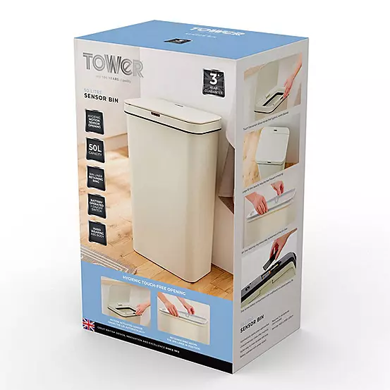 Bonprix Tower 50L Rectangular Sensor Bin