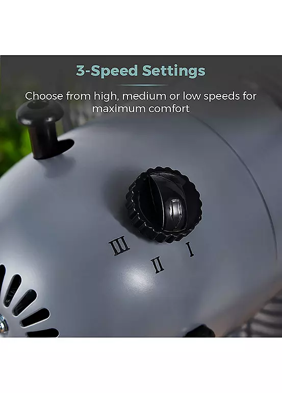 Bonprix Tower Scandi 12 Inch Metal Desk Fan