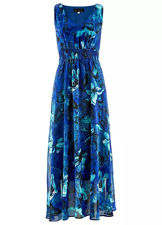 Bonprix Tropical Print Maxi Dress