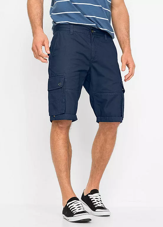 bonprix Turn-Up Cargo Shorts