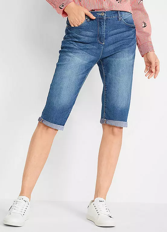 bonprix Turn-Up Denim Shorts