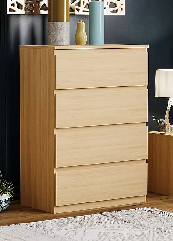Bonprix Vida Designs Denver 4 Drawer Chest