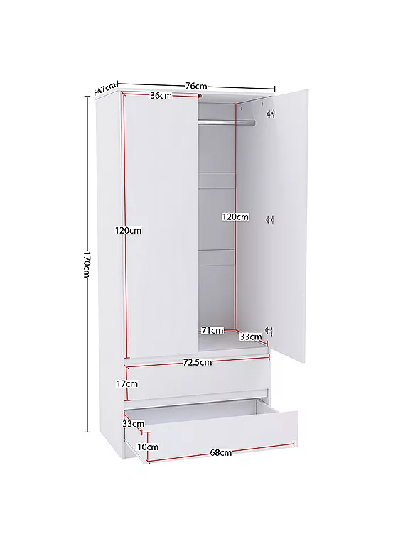 Bonprix Vida Designs Denver 4 Piece Bedroom Set