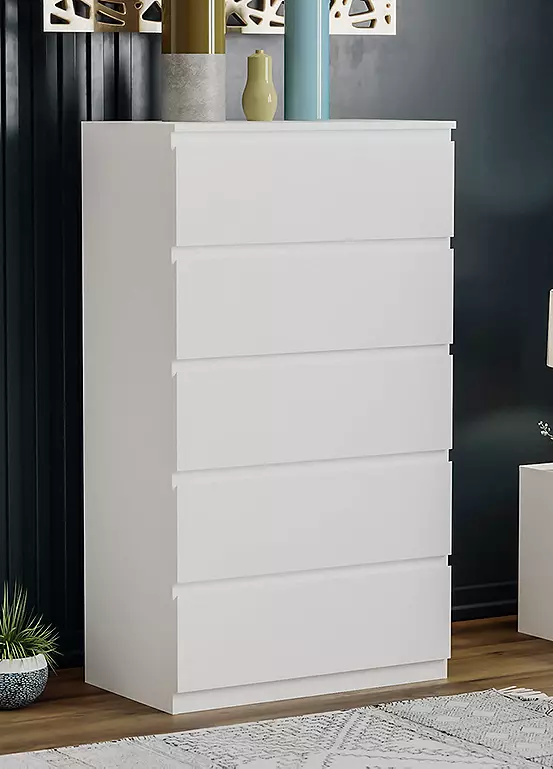 Bonprix Vida Designs Denver 5 Drawer Chest