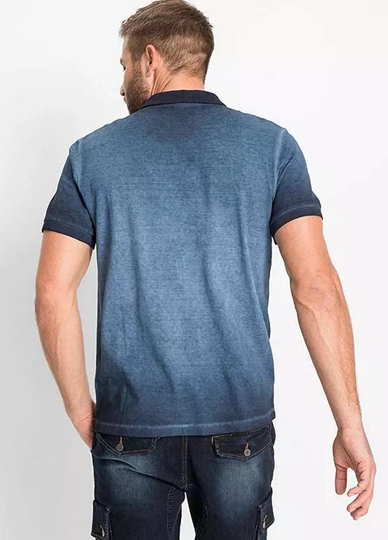 Bonprix Washed Look Polo Shirt