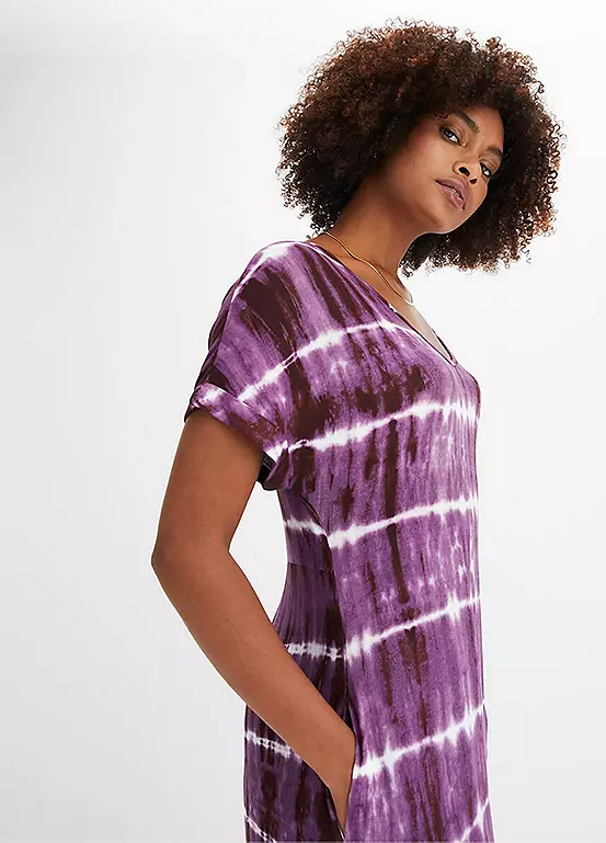 Bonprix Watercolour Print Summer Maxi Dress