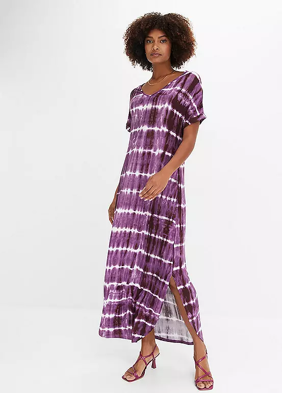 bonprix Watercolour Print Summer Maxi Dress