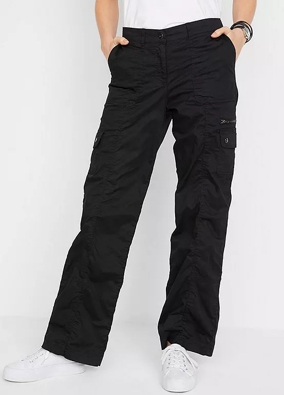 bonprix Wide Leg Cargo Pants