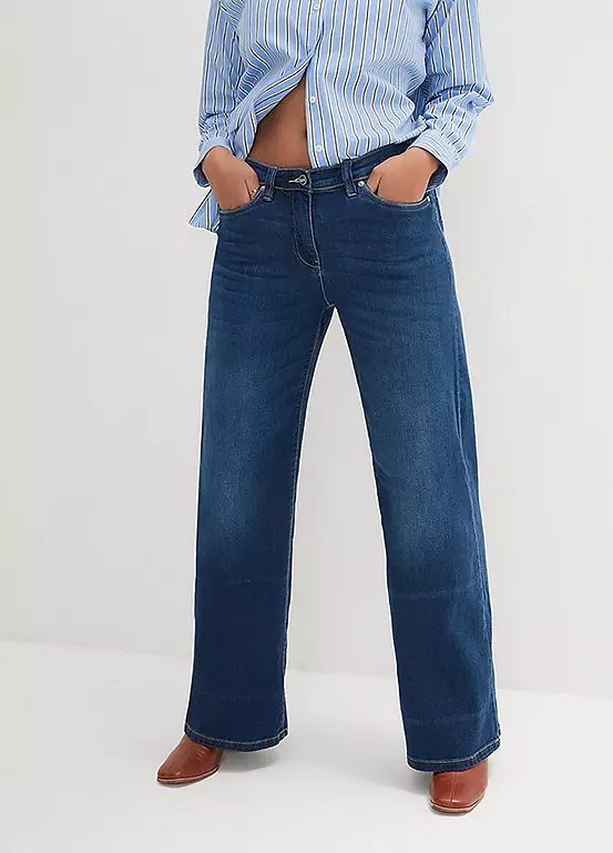 bonprix Wide Leg Jeans