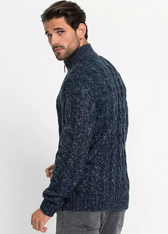 Bonprix Zip Collar Jumper