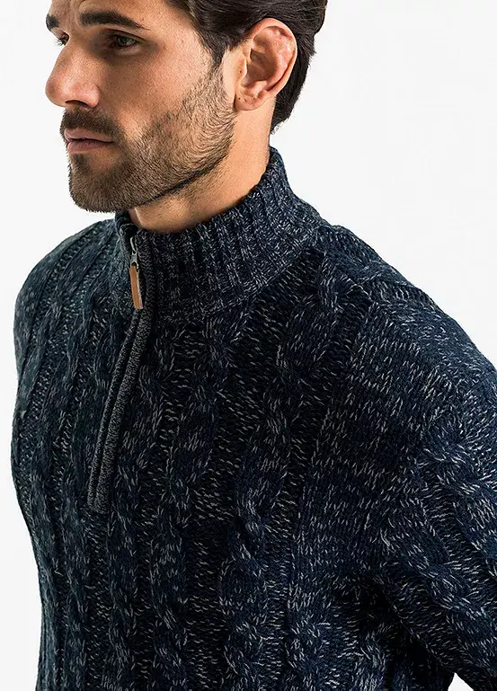 Bonprix Zip Collar Jumper