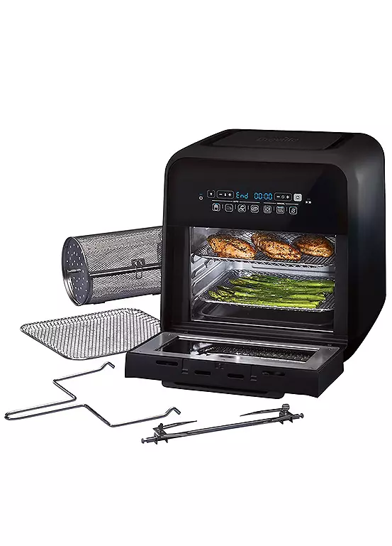 Bonprix Breville Halo Rotisserie Air Fryer - Black & Grey [VDF127]