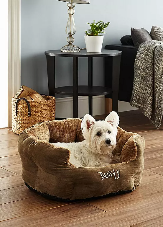 bonprix Bunty Brown Polar High Sided & Machine Washable Dog Bed