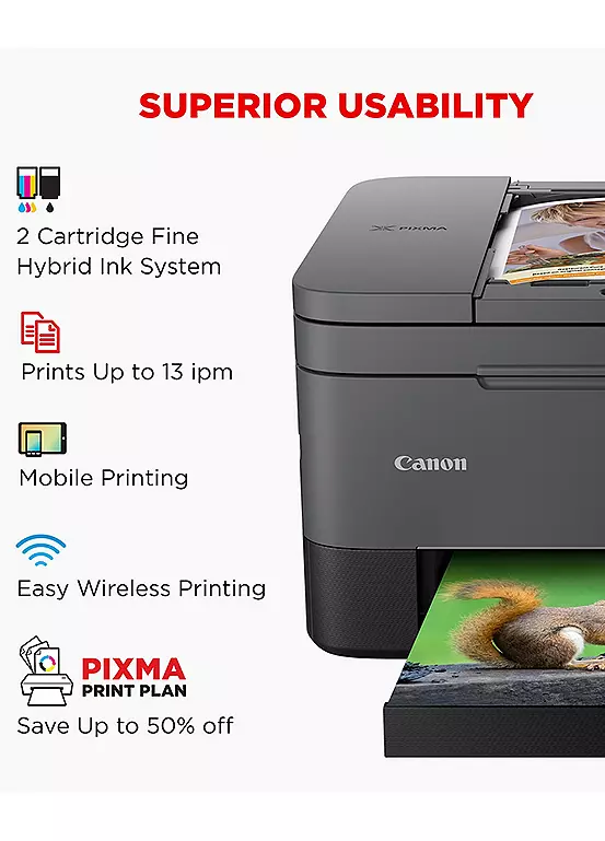 Bonprix Canon PIXMA TS7450i Wireless Colour 3-in-1 Inkjet Photo Printer