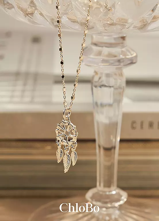 bonprix ChloBo Delicate Cube Chain Dream Catcher Necklace