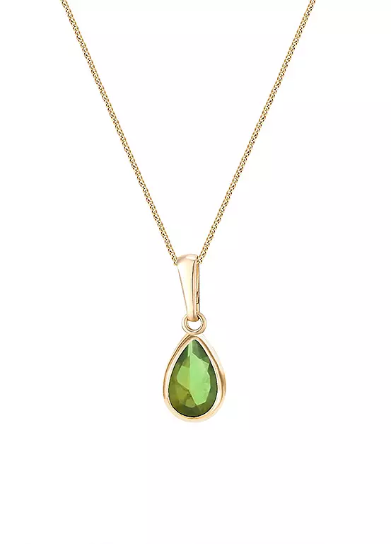 Bonprix For You Collection 9ct Yellow Gold Birthstone Pendant Necklace