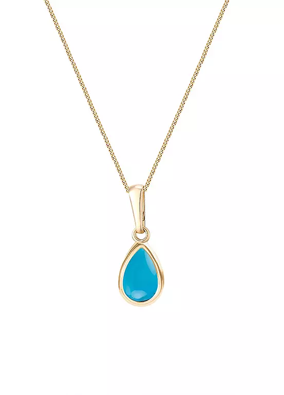Bonprix For You Collection 9ct Yellow Gold Birthstone Pendant Necklace