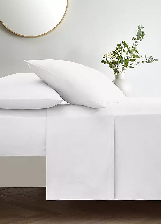 bonprix Freemans Home 250 Thread Count Cotton Percale Flat Sheet
