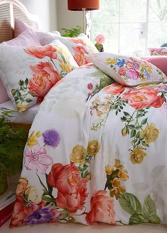 Bonprix Freemans Home Anastasia Cotton 180 Thread Count Printed Duvet Cover Set