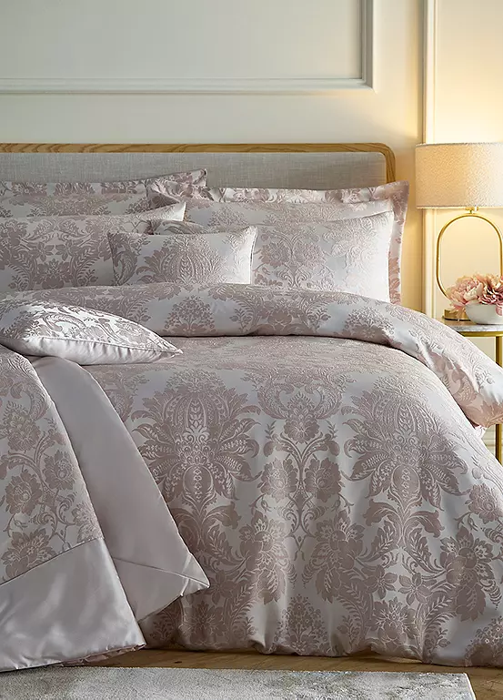 bonprix Freemans Home Elizabeth Jacquard Duvet Cover Set - Blush