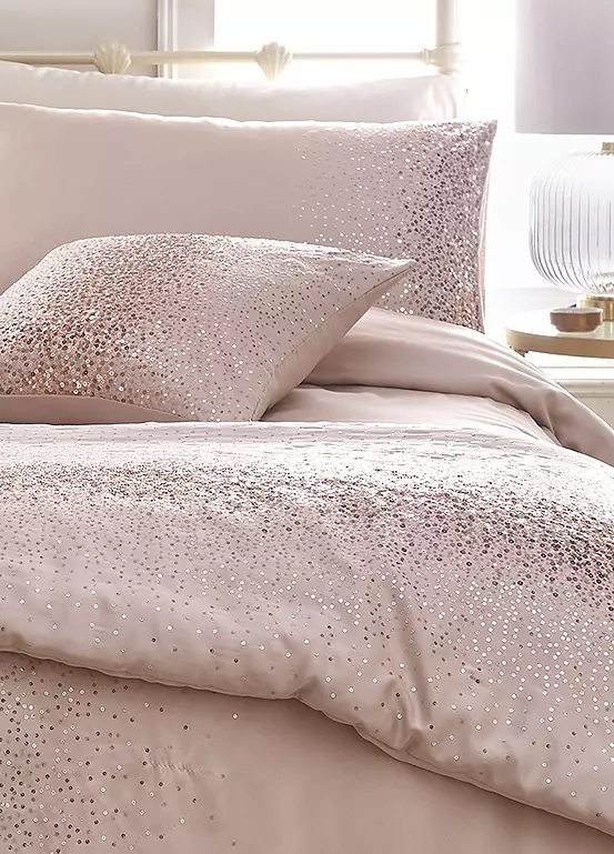 Bonprix Freemans Home Ombre Sequin Champagne Duvet Cover Set