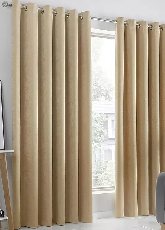 bonprix Fusion Strata Thermal Dimout Eyelet Curtains