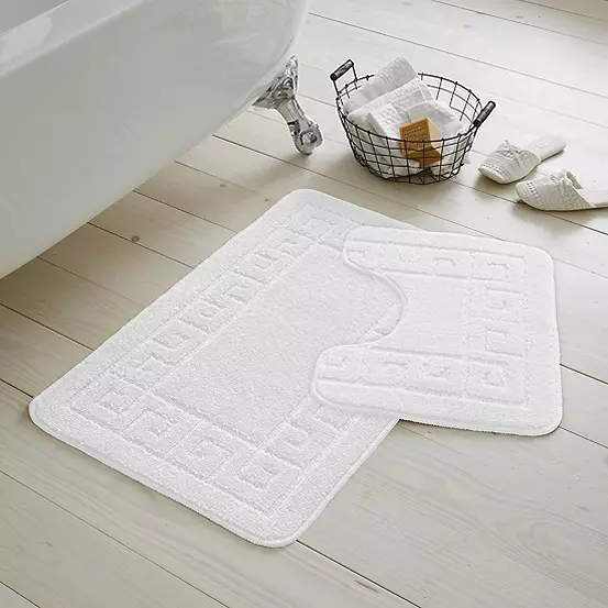 Bonprix Gaveno Cavailia 2 Piece Greek Key Bath Mat Set