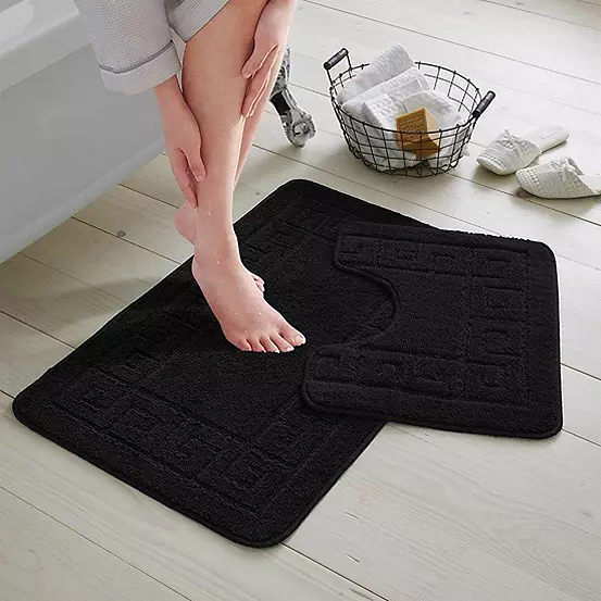 Bonprix Gaveno Cavailia 2 Piece Greek Key Bath Mat Set