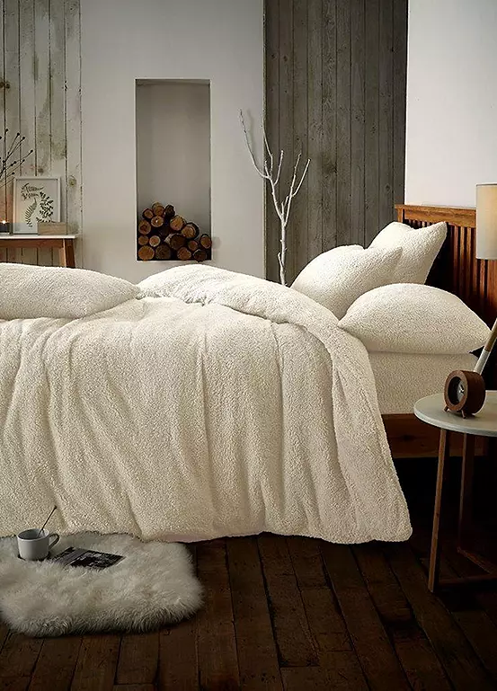 Bonprix Gaveno Cavailia Plain Teddy Fleece Bedlinen